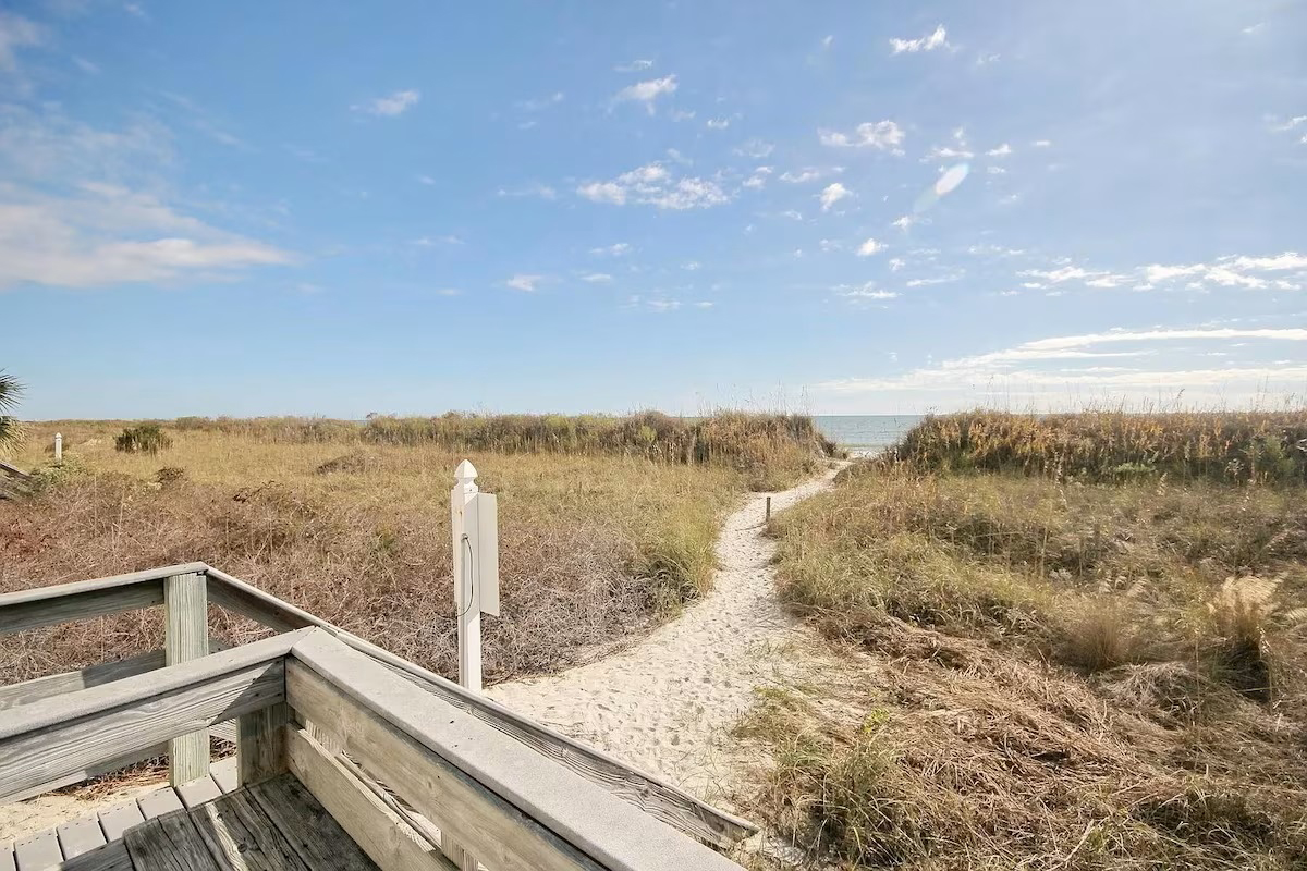 beach path